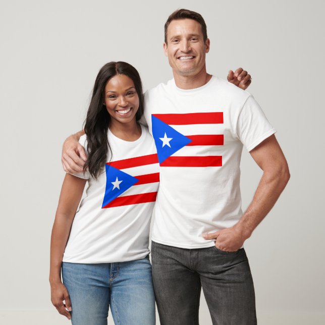 Flagge Puerto Rico T-Shirt (Unisex)