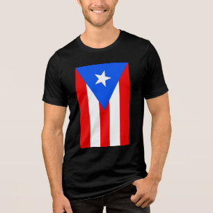 Flagge Puerto Rico Tri-Blend Shirt