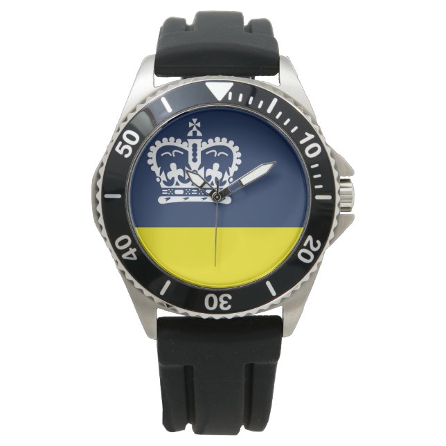 Flagge Regina (Saskatchewan, Kanada) Armbanduhr (Vorderseite)