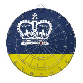 Flagge Regina (Saskatchewan, Kanada) Dartscheibe