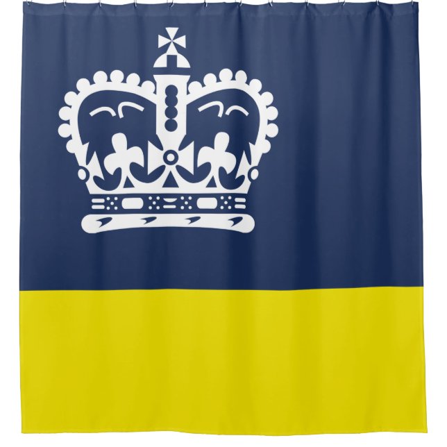 Flagge Regina (Saskatchewan, Kanada) Duschvorhang (Vorderseite)