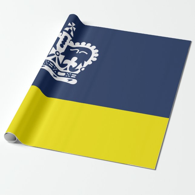 Flagge Regina (Saskatchewan, Kanada) Geschenkpapier (Ungerollt)
