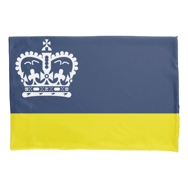 Flagge Regina (Saskatchewan, Kanada) Kissenbezug (Vorderseite-Links)