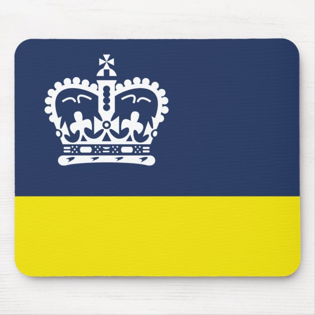 Flagge Regina (Saskatchewan, Kanada) Mousepad (Vorne)