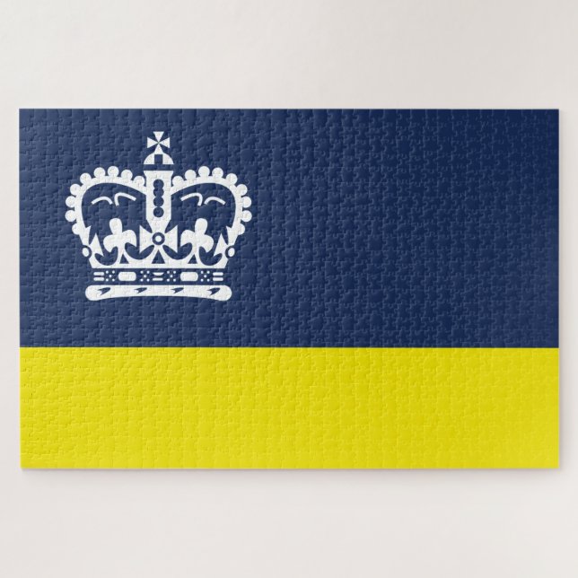 Flagge Regina (Saskatchewan, Kanada) Puzzle (Horizontal)
