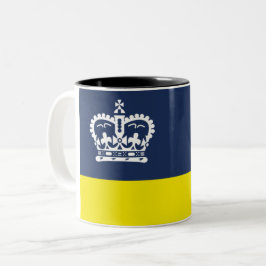 Flagge Regina (Saskatchewan, Kanada) Zweifarbige Tasse