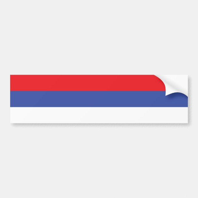 Flagge Republika Srpska Autoaufkleber (Vorne)