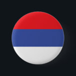 Flagge Republika Srpska Button<br><div class="desc">Patriotische Flagge der Republika Srpska.</div>