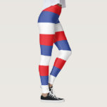 Flagge Republika Srpska Leggings<br><div class="desc">Patriotische Flagge der Republika Srpska.</div>