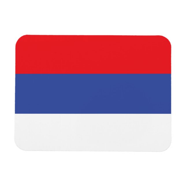 Flagge Republika Srpska Magnet (Horizontal)