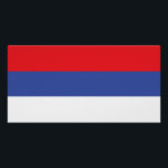 Flagge Republika Srpska Poster<br><div class="desc">Patriotische Flagge der Republika Srpska.</div>