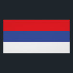 Flagge Republika Srpska Poster<br><div class="desc">Patriotische Flagge der Republika Srpska.</div>