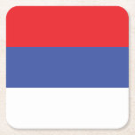 Flagge Republika Srpska Rechteckiger Pappuntersetzer<br><div class="desc">Patriotische Flagge der Republika Srpska.</div>