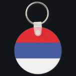 Flagge Republika Srpska Schlüsselanhänger<br><div class="desc">Patriotische Flagge der Republika Srpska.</div>