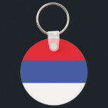 Flagge Republika Srpska Schlüsselanhänger<br><div class="desc">Patriotische Flagge der Republika Srpska.</div>