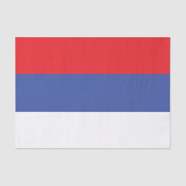 Flagge Republika Srpska Seidenpapier (Vorderseite)