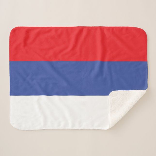 Flagge Republika Srpska Sherpadecke (Vorderseite (Horizontal))