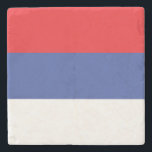 Flagge Republika Srpska Steinuntersetzer<br><div class="desc">Patriotische Flagge der Republika Srpska.</div>