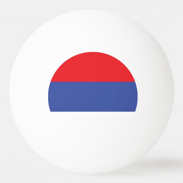 Flagge Republika Srpska Tischtennisball (Vorderseite)