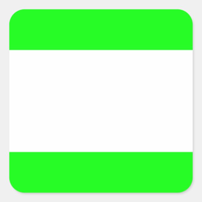 Flagge Rotterdams Quadratischer Aufkleber (Vorderseite)