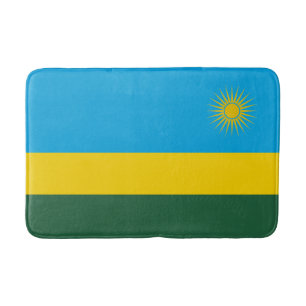Flagge Ruandas Badematte