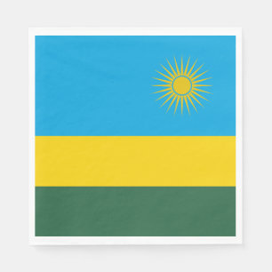 Flagge Ruandas Serviette