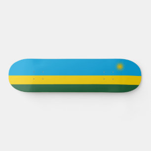 Flagge Ruandas Skateboard