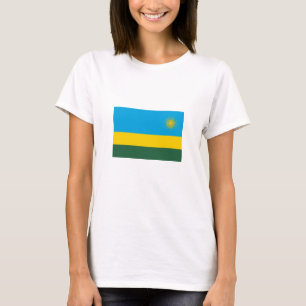Flagge Ruandas T-Shirt