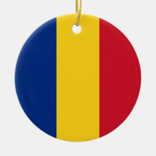 Flagge Rumäniens Keramik Ornament