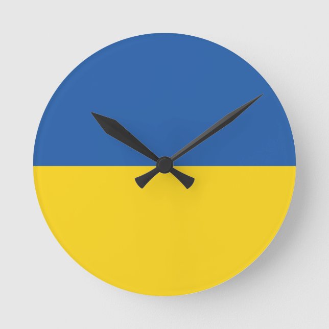 Flagge Runde Wanduhr (Vorderseite)