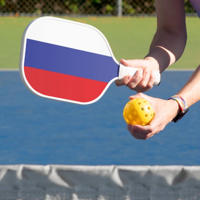 Flagge Russlands Pickleball Schläger (InSitu)