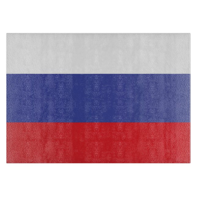 Flagge Russlands Schneidebrett (Vorderseite)