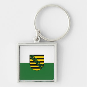 Flagge Sachsen Schlüsselanhänger