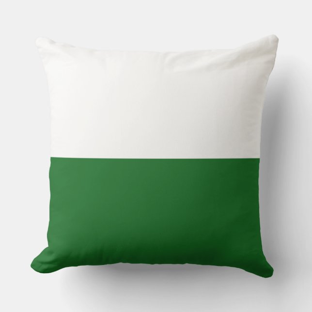 Flagge Sachsens (deutscher Staat) Kissen (Vorderseite)