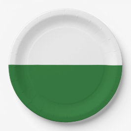 Flagge Sachsens (deutscher Staat) Pappteller