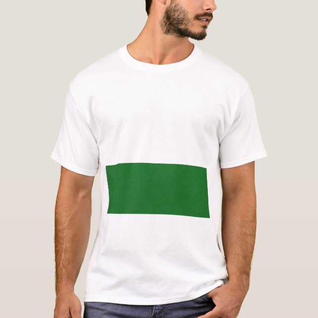 Flagge Sachsens (deutscher Staat) T-Shirt (Vorderseite)