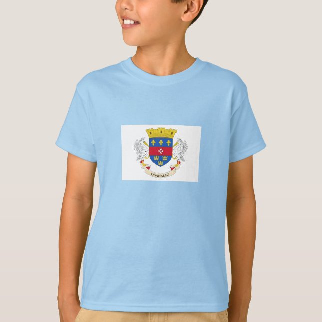 Flagge Saint Barthélemy T-Shirt (Vorderseite)