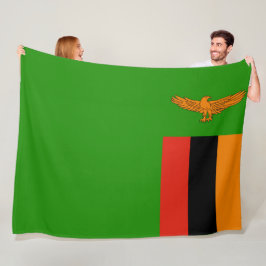 Flagge Sambias Fleecedecke