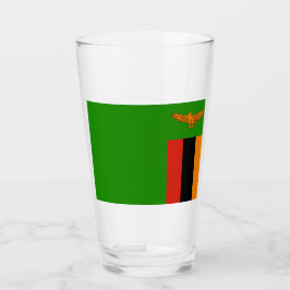 Flagge Sambias Glas