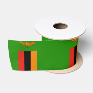 Flagge Sambias Satinband