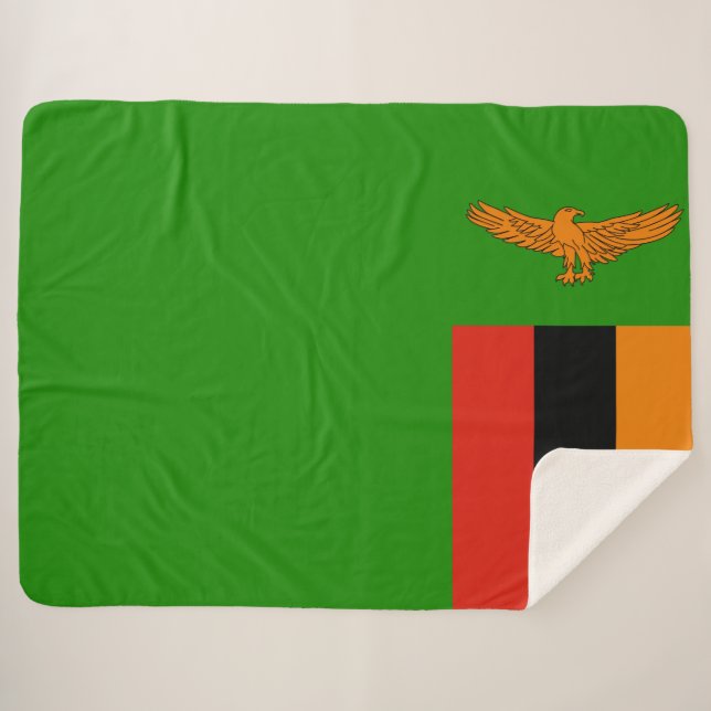 Flagge Sambias Sherpadecke (Vorderseite (Horizontal))