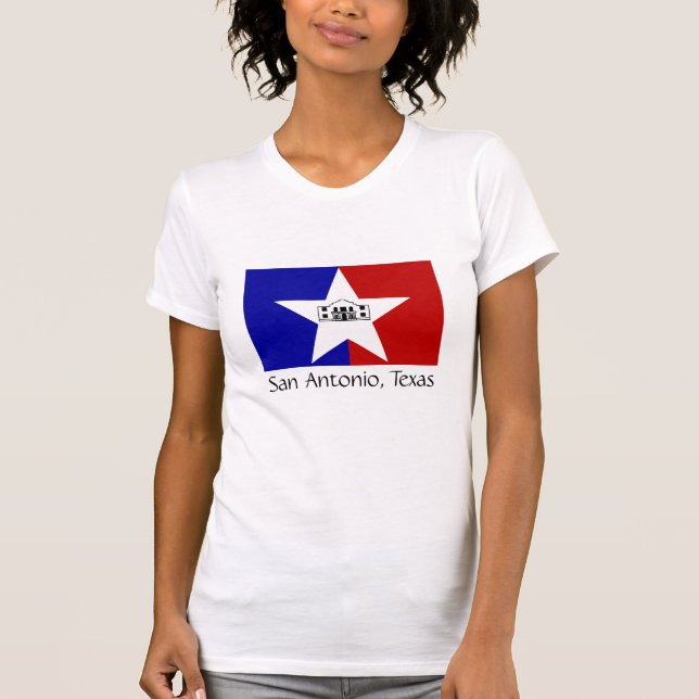 Flagge San Antonio T-Shirt (Vorderseite)