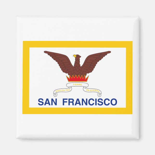 Flagge San Francisco Magnet (Vorne)