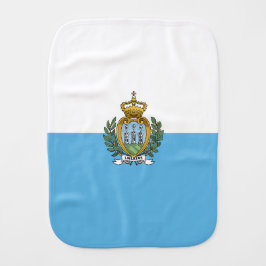 Flagge San Marino Baby Spucktuch