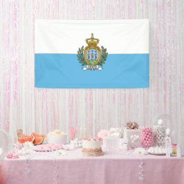 Flagge San Marino Banner