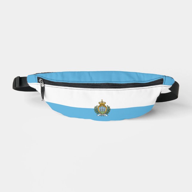 Flagge San Marino Bauchtasche (Vorderseite)
