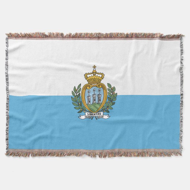 Flagge San Marino Decke (Vorderseite)