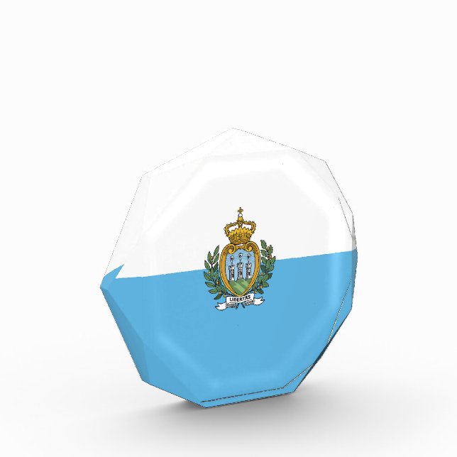 Flagge San Marino Fotoblock (Links)