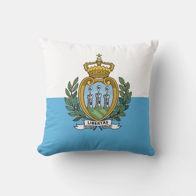 Flagge San Marino Kissen (Vorderseite)