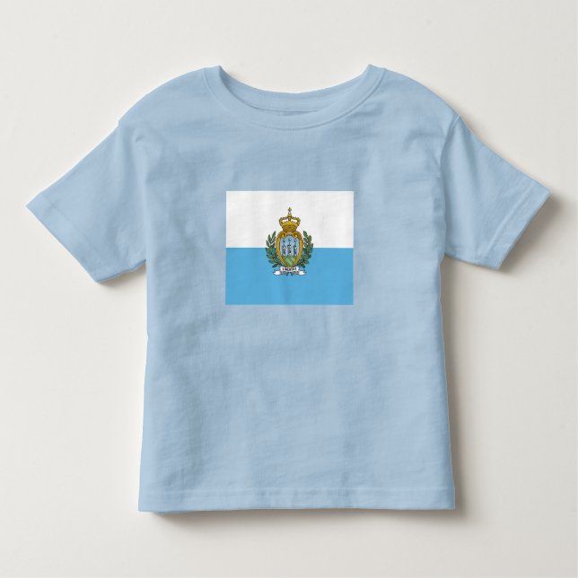 Flagge San Marino Kleinkind T-shirt (Vorderseite)